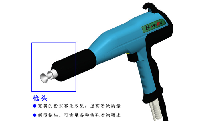 智能型粉體靜電噴槍