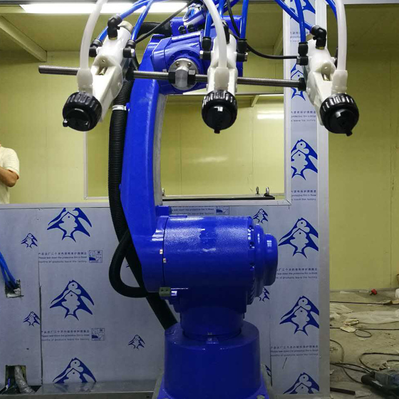 機(jī)械手自動(dòng)靜電噴漆設(shè)備